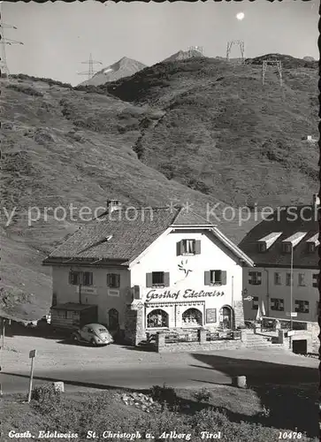 St Christoph Arlberg Gasthof Edelweis Kat. St. Anton am Arlberg