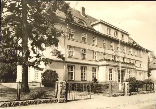 Kuehlungsborn Ostseebad FDGB Erholungsheim Albert Kayser Kat. Kuehlungsborn