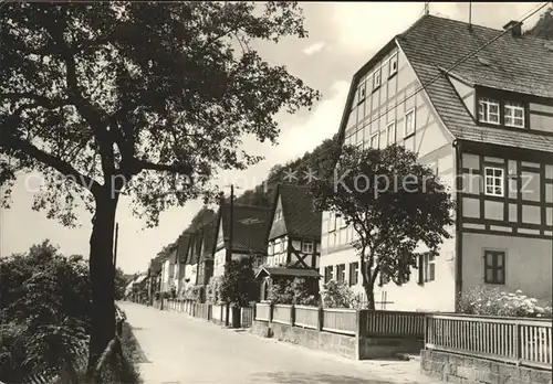 Postelwitz Siebenbruederhaeuser Vaterhaus Kat. Bad Schandau