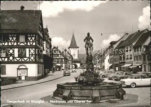 Gengenbach Marktplatz Oberes Tor Kat. Gengenbach Schwarzwald