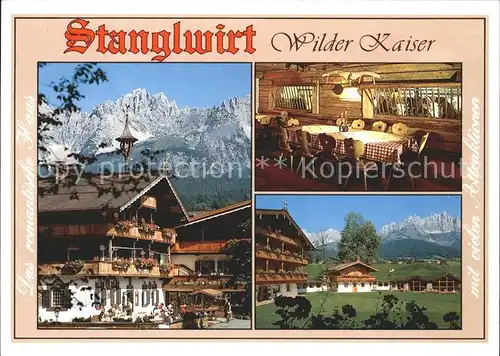 Going Wilden Kaiser Tirol Stanglwirt Restaurant Kat. Going am Wilden Kaiser