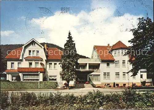 Bad Lauterberg Parksanatorium Kurheim Weber Kat. Bad Lauterberg im Harz