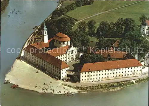 Kelheim Fliegeraufnahme Kloster Weltenburg Kat. Kelheim Donau