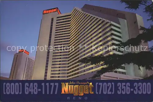 Reno Nevada John Ascuagas Nugget Hotel Casino Resort Kat. Reno
