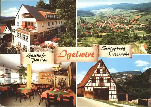 Schnaittach Gasthaus Pension Igelwirt Schlossberg Osternohe Kat. Schnaittach