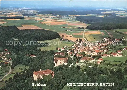 Heiligenberg Baden Fliegeraufnahme mit Schloss Kat. Heiligenberg