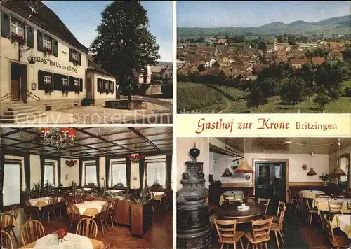 Britzingen Gasthaus Zur Krone Kat. Muellheim