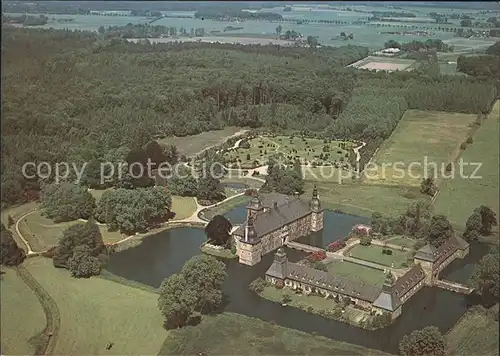 Dorsten Fliegeraufnahme Schloss Lembeck Museum Park Hotel Kat. Dorsten