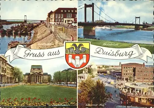 Duisburg Ruhr Rheinbruecke / Duisburg /Duisburg Stadtkreis