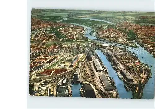 Bremen Fliegeraufnahme Hafen Kat. Bremen