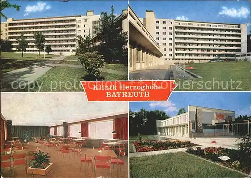 Bayreuth Landversichterungsantalt Klinik Herzoghoehe Kat. Bayreuth