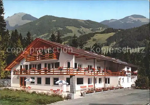 Unterjoch Gaststaette Pension Berghof  Kat. Bad Hindelang