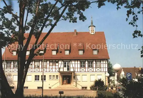 Leinfelden Rathaus Kat. Leinfelden Echterdingen