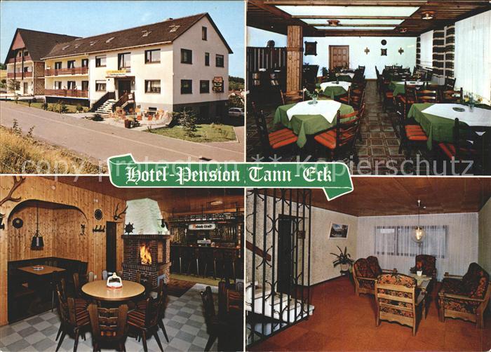 AK / Ansichtskarte Schellbach_Knuellwald Hotel Pension Tann Eck