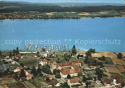 Reichenau Bodensee Mittelzell Fliegeraufnahme Kat. Reichenau