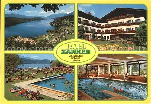Doebriach Hotel Zanker am Millstaetter See mit Frei und Hallenbad Kat. Radenthein
