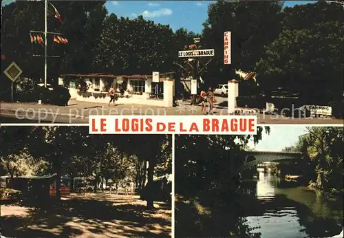 Antibes Alpes Maritimes Camping Logis de la Brague Bruecke Kat. Antibes