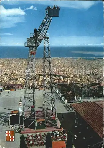 Barcelona Cataluna Vista parcial desde el Tibidado Kat. Barcelona