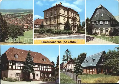 Ebersbach Sachsen Altes Rathaus Umgebindehaeuser Kat. Ebersbach Sachsen