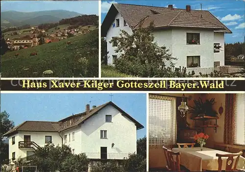 Gotteszell Ortsblick Haus Xaver Kilger Stube Kat. Gotteszell