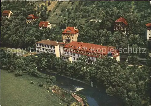 Bad Mergentheim Sanatorium am Frauenberg Fliegeraufnahme Kat. Bad Mergentheim