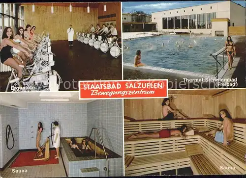 Bad Salzuflen Staatsbad Ergometer Thermal Schwimmbad Sauna Kat. Bad Salzuflen