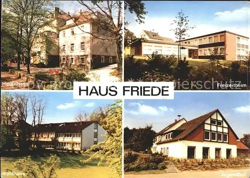 Hattingen Ruhr Haus Friede Haupthaus Freizeitheim Waldhaus Jugendhof Kat. Hattingen