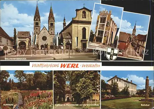 Werl Westfalen Wallfahrtsbasilika Museum Kraemergasse Kurpark Kapelle Bahnhof Kat. Werl