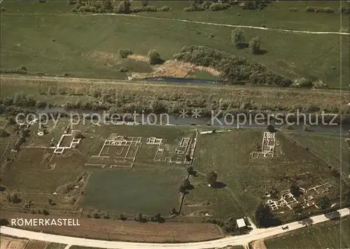 Eining Roemerkastell Fliegeraufnahme Kat. Neustadt a.d.Donau