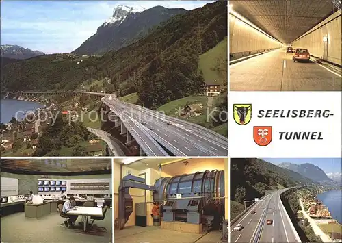 Beckenried Autobahn Viadukt Seelisberg Tunnel Kommandozentrale Lueftungsturbine Kat. Beckenried