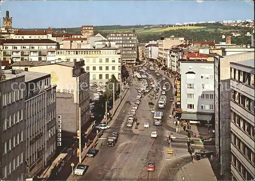 Pforzheim Westl Karl Friedrich Strasse und Leopoldplatz Kat. Pforzheim