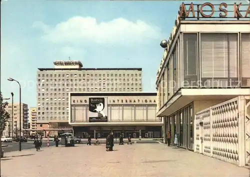 Berlin Hotel Berolina und Kino International Kat. Berlin