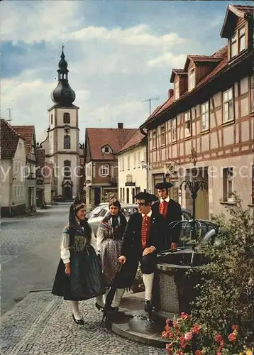 Gersfeld Rhoen Dorfpartie Trachtengruppe Kat. Gersfeld (Rhoen)