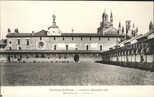 Pavia Certoso Chiostro Grande Kat. Pavia