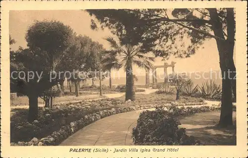 Palermo Sicilia Jardom Villa Iglea Grand Hotel Kat. Palermo