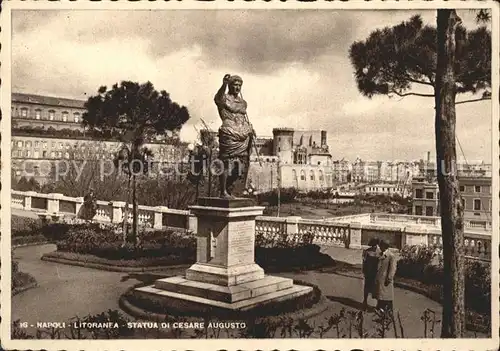 Napoli Neapel Statua di Cesare Augusto Kat. Napoli