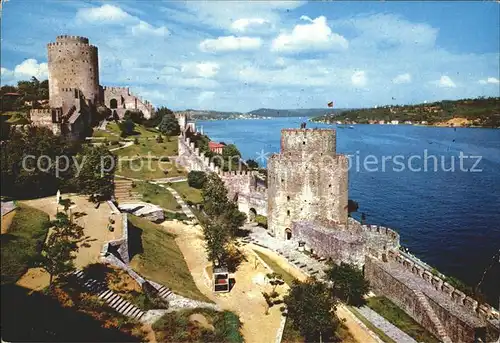 Istanbul Constantinopel Bosphorus from the Castel  Kat. Istanbul