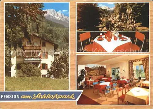Berchtesgaden Pension am Schlosspark Kat. Berchtesgaden