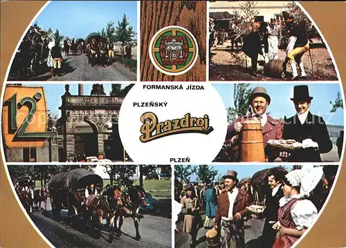 Plzen Pilsen Pferdewagen Bierkrug / Plzen Pilsen /Plzen-mesto