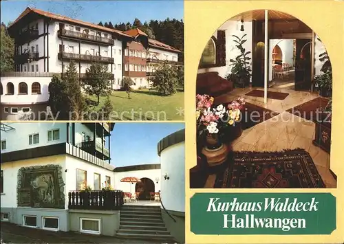 Hallwangen Kurhaus Waldeck Kat. Dornstetten