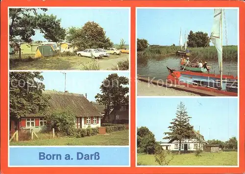 Born Darss Camping Bauernhaus Hafen Kat. Born Darss