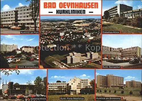 Bad Oeynhausen Kurkliniken  Kat. Bad Oeynhausen