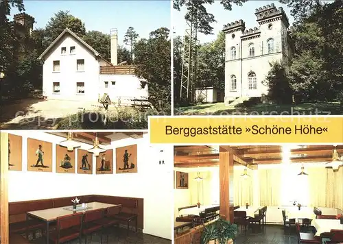 Sebnitz Berggaststaette Schoene Hoehe Kat. Sebnitz