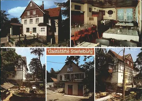 Weimar Thueringen Gaststaette Stiefelburg Kat. Weimar