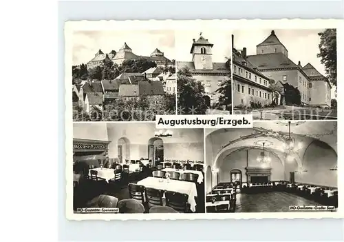 Augustusburg NO Gaststaette Grosser Saal Kat. Augustusburg