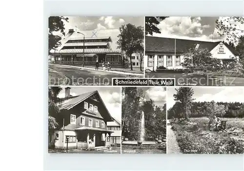 Schmiedefeld Rennsteig Kulturhaus Kurpark Kat. Schmiedefeld Rennsteig