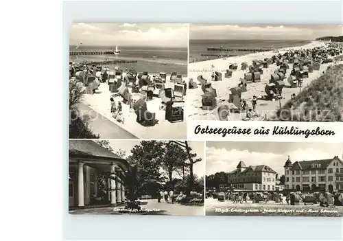 Kuehlungsborn Ostseebad Lesehalle Kurgarten Kat. Kuehlungsborn