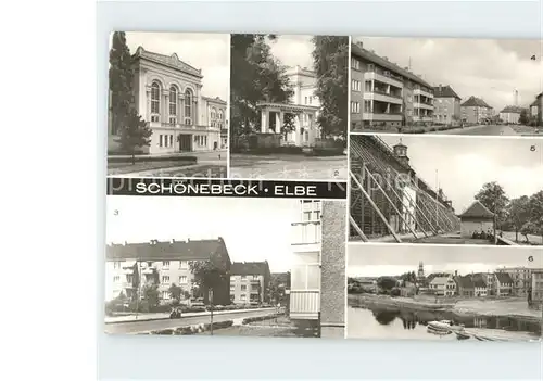 Schoenebeck Elbe Kurhaus Volksbad Salzelmen Kat. Schoenebeck