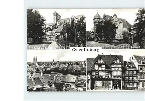 Quedlinburg Schloss Schlosskirche  Kat. Quedlinburg