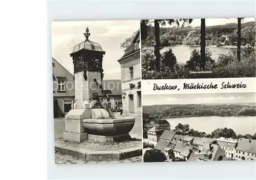 Buckow Maerkische Schweiz Schermuetzelsee Brunnen Kat. Buckow Maerkische Schweiz